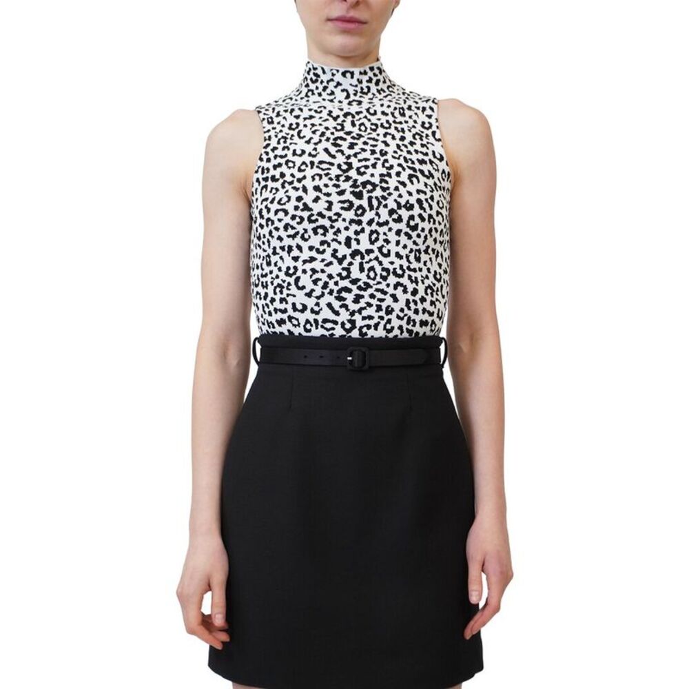 Adam Lippes Womens Turtleneck Top, White